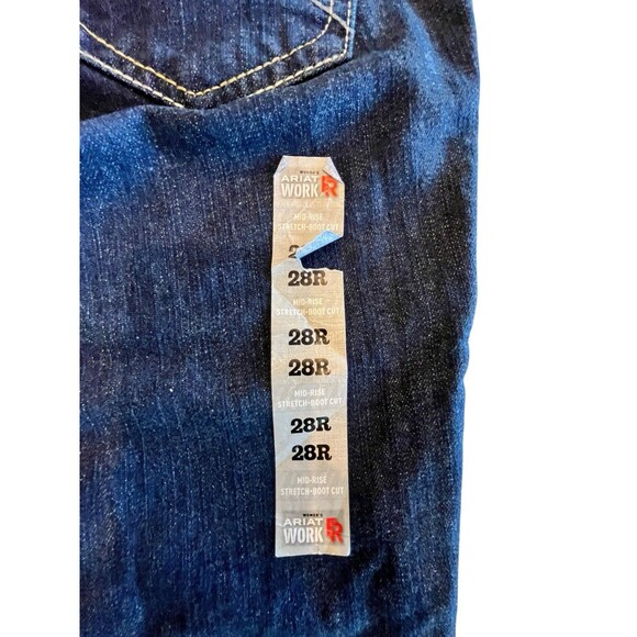 Ariat FR NWT Flame Resistant Womens Jeans Tag Sz 28R Bootcut Stretch Work Jean - Picture 8 of 12